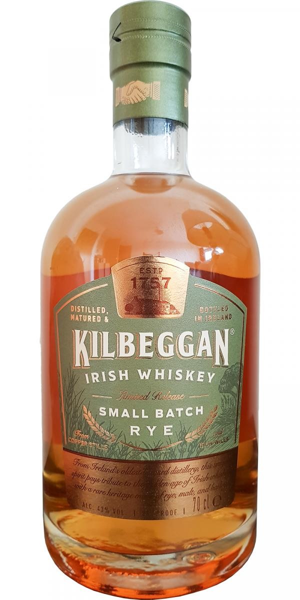Kilbeggan - Small Batch Rye Irish Whiskey - World Beverage