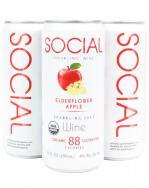 Social Sparkling Wine - Elderflower Apple Sparkling Sake (44)
