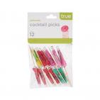True Brands - Umbrella Cocktail Picks, Set of 12