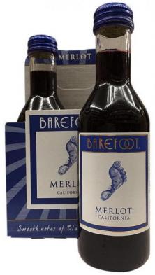 Barefoot - Merlot (4 pack bottles) (4 pack bottles)