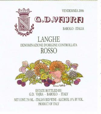 G.D. Vajra di Aldo - Nebbiolo Langhe (750ml) (750ml)