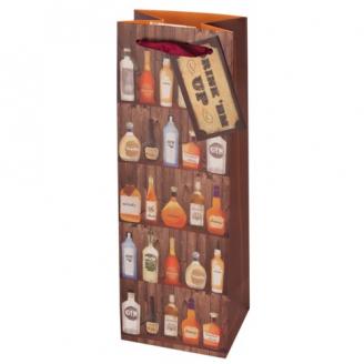 Gift Bag - Saloon Sack Single Bottle Bag