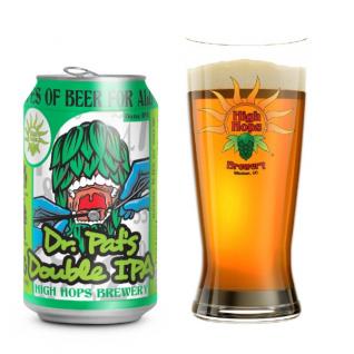 High Hops Brewery - Dr. Pat's Double IPA (6 pack cans) (6 pack cans)