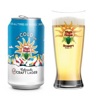 High Hops Brewery - The Cold One Colorado Craft Lager (6 pack cans) (6 pack cans)