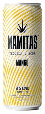 Mamitas Tequila & Soda - Mango (4 pack cans) (4 pack cans)