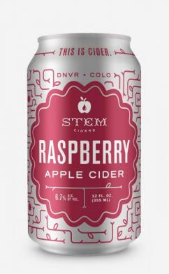 Stem Cider - Raspberry Apple Cider (4 pack cans) (4 pack cans)