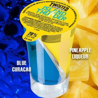 Twisted Shotz - Island Thunder (4 pack cans) (4 pack cans)