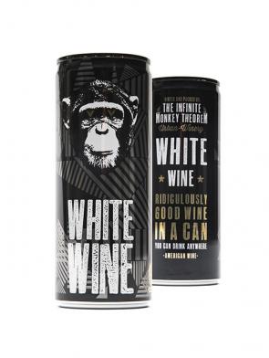 The Infinite Monkey Theorum - White Wine (4 pack cans) (4 pack cans)