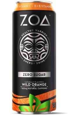 Zoa Healthy Warrior - Wild Orange Zero Sugar Energy 16oz