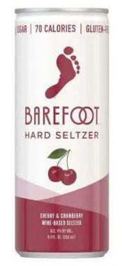 Barefoot Hard Seltzer - Cherry & Cranberry (4 pack cans) (4 pack cans)
