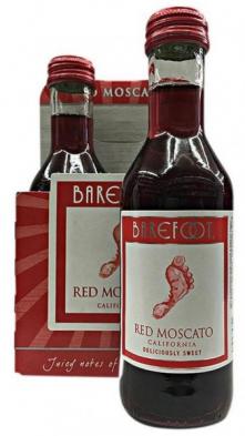 Barefoot - Red Moscato (4 pack bottles) (4 pack bottles)