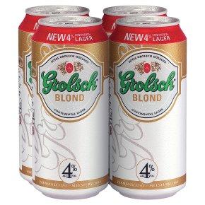 Grolsch Bierbrowerijen - Grolsch Blonde Lager (4 pack cans) (4 pack cans)
