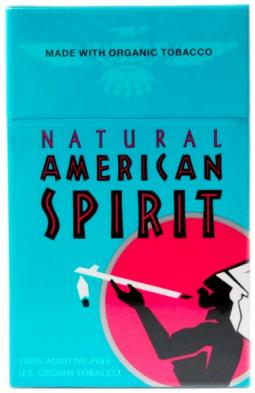 American Spirit - Organic Turquoise Box