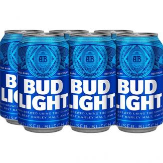 Anheuser-Busch - Bud Light (6 pack 8oz cans) (6 pack 8oz cans)