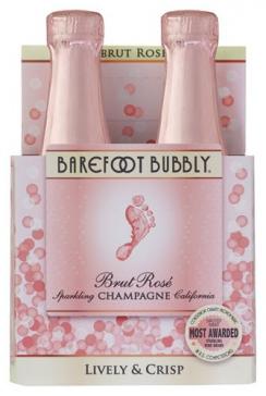 Barefoot Bubbly - Brut Rose (4 pack cans) (4 pack cans)