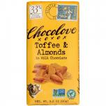 0 Chocolove - Toffee & Almonds in Milk Chocolate