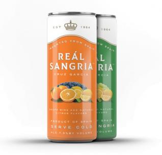 Cruz Garcia - Real Sangria White (4 pack cans) (4 pack cans)