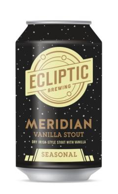 Ecliptic Brewing - Meridian Vanilla Stout (6 pack cans) (6 pack cans)