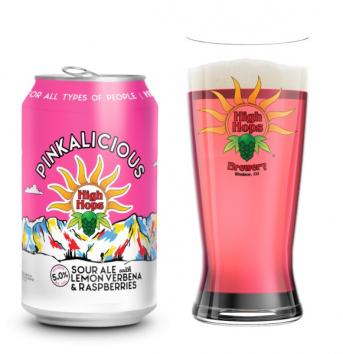 High Hops Brewery - Pinkalicious Sour Ale with Lemon Verbena (6 pack cans) (6 pack cans)