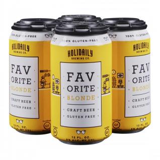 Holidaily Brewing Co - Favorite Blonde (4 pack 12oz cans) (4 pack 12oz cans)