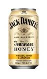 Jack Daniels Craft Cocktails - Whiskey, Honey & Lemonade (4 pack cans)