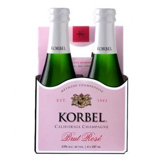 Korbel - Brut Rose (4 pack bottles) (4 pack bottles)