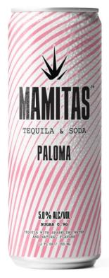 Mamitas Tequila & Soda - Paloma (4 pack cans) (4 pack cans)