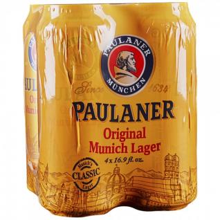 Paulaner - Munich Lager (4 pack cans) (4 pack cans)