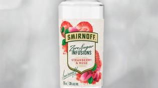 Smirnoff Zero Sugar Infusions - Strawberry & Rose (50ml) (50ml)