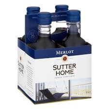 Sutter Home - Merlot (4 pack bottles) (4 pack bottles)