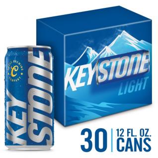 Coors Brewing Co - Keystone Light (30 pack cans) (30 pack cans)