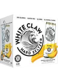 White Claw - Mango (6 pack cans) (6 pack cans)