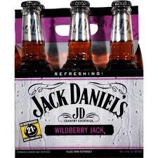 Jack Daniel's Cocktails - Berry Punch (6 pack bottles) (6 pack bottles)