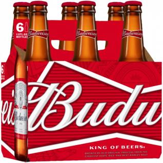 Anheuser-Busch - Budweiser (6 pack bottles) (6 pack bottles)