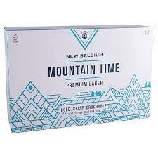 New Belgium - Mountain Time Lager (12 pack cans) (12 pack cans)