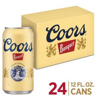 Coors Brewing Co - Banquet Lager (24 pack cans) (24 pack cans)