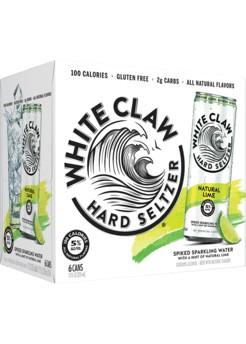 White Claw - Natural Lime (6 pack cans) (6 pack cans)