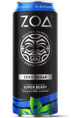 Zoa Healthy Warrior - Super Berry Zero Sugar Energy 16oz